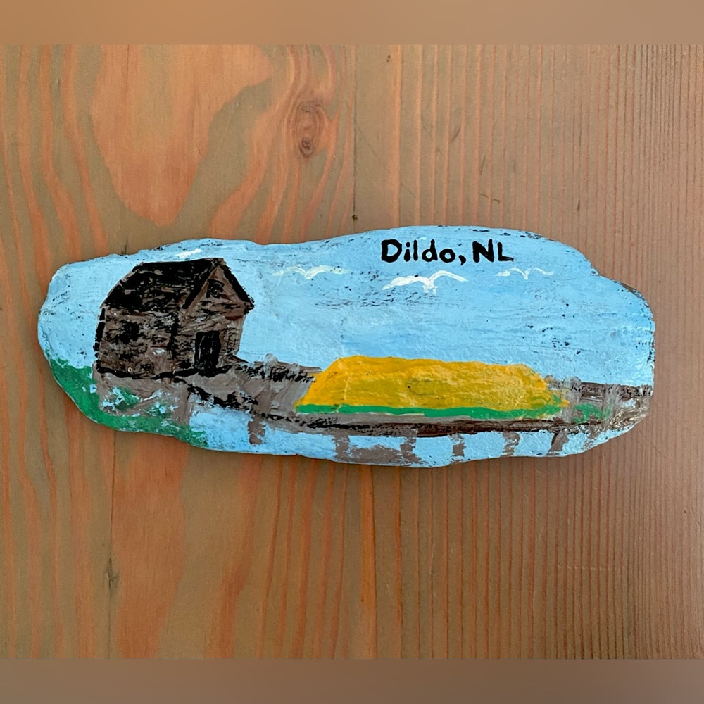 Rock painting from NFLD